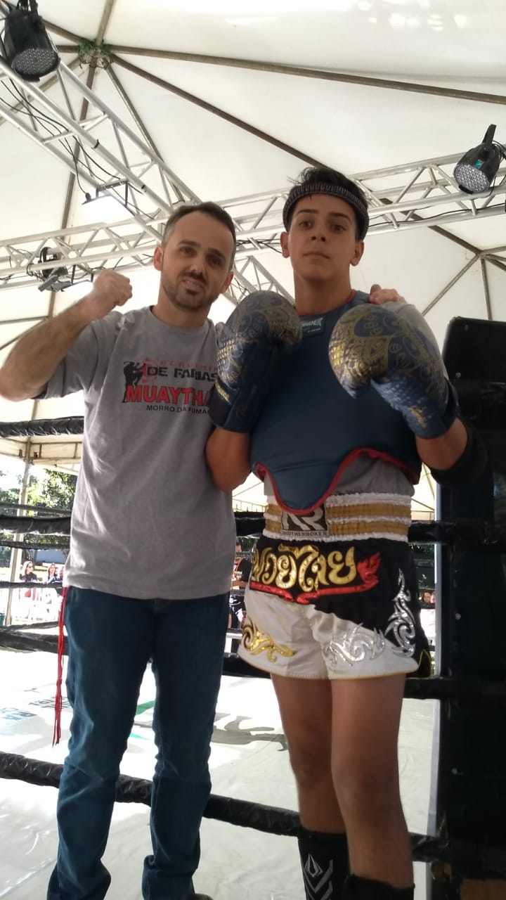 Atleta de Muay Thai de Morro da Fumaça é ouro em Brasília