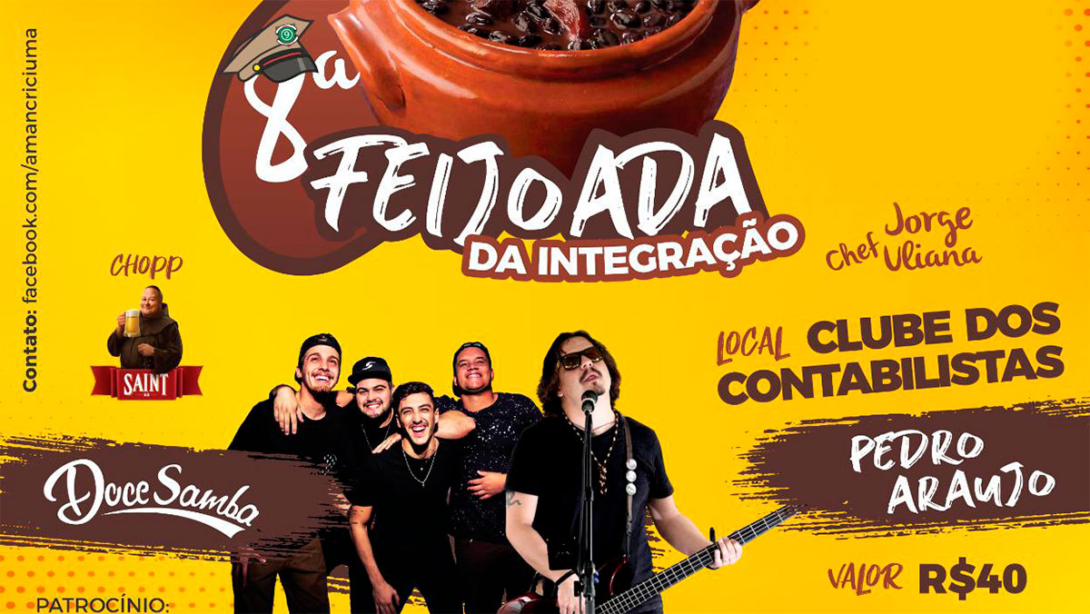 Associação dos Militares e Amigos do 9º Batalhão convida para a 8ª Feijoada da Integração