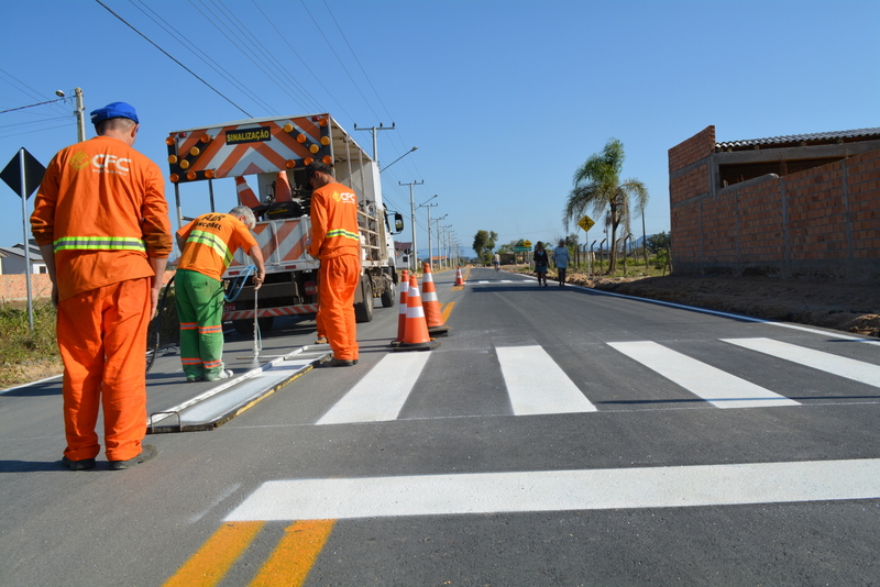 Dez ruas recebem sinalização em Morro da Fumaça