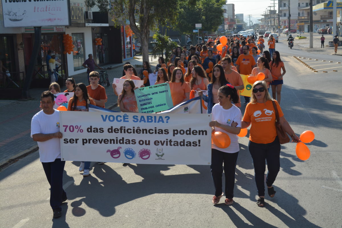 Caminhada alerta para importância da prevenção das deficiências