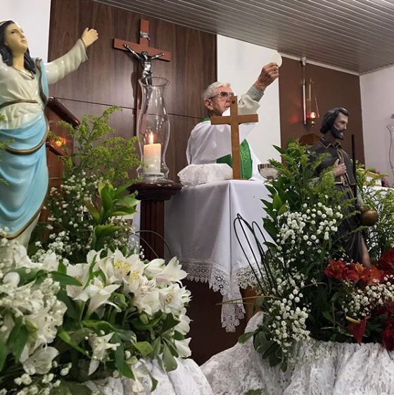 Bairro Naspolini recebe hoje novena de São Roque e Nossa Senhora da Glória