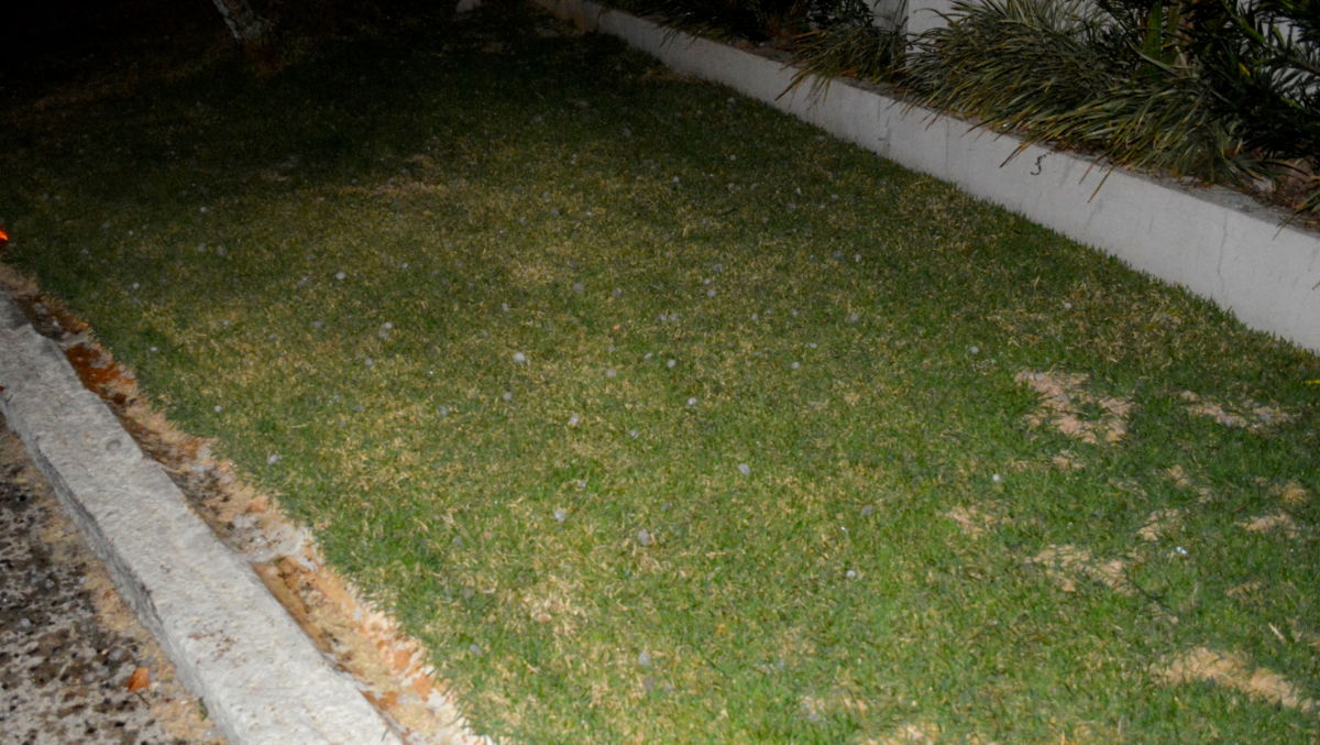 Chuva de granizo atinge Morro da Fumaça