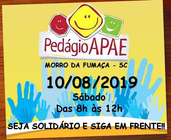 Apae de Morro da Fumaça realiza pedágio solidário neste sábado