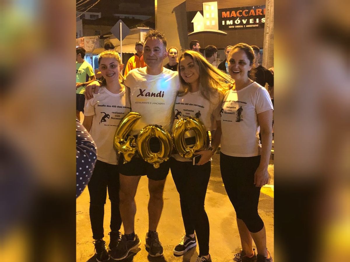 Digno do Guinness Book: Fumacense completa 400 dias seguidos de corrida