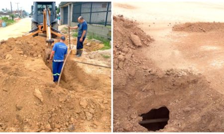 Samae identifica e conserta vazamento no Bairro Jussara
