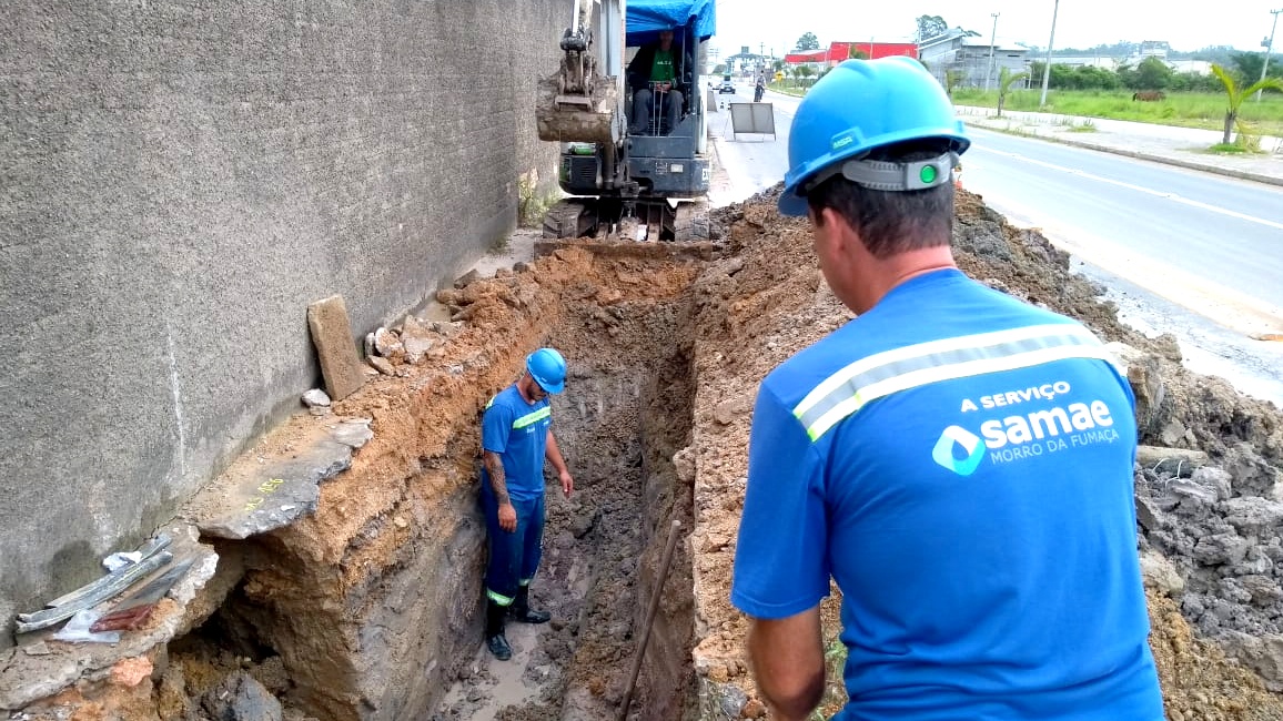 Samae trabalha para restabelecer abastecimento de água