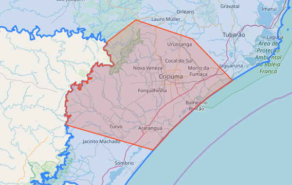 Defesa Civil emite alerta para temporais isolados