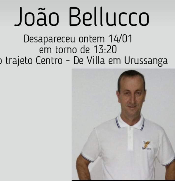 Polícia continua busca por taxista desaparecido