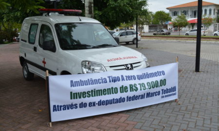 Morro da Fumaça ganha nova ambulância