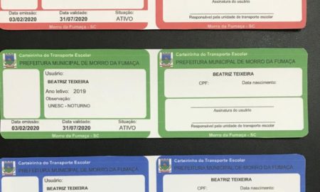 Carteirinhas do Transporte Escolar passam a ser confeccionadas a partir de 10 de fevereiro