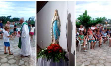 Missa em honra a Nossa Senhora de Lourdes