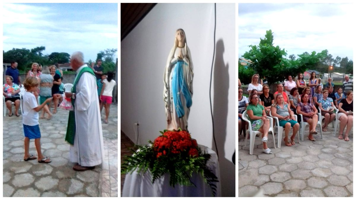 Missa em honra a Nossa Senhora de Lourdes