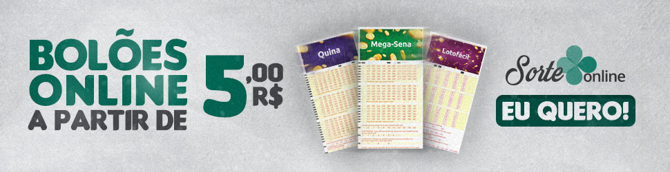 Mega-Sena, Lotofácil e Quina agitam loterias nesta quarta-feira