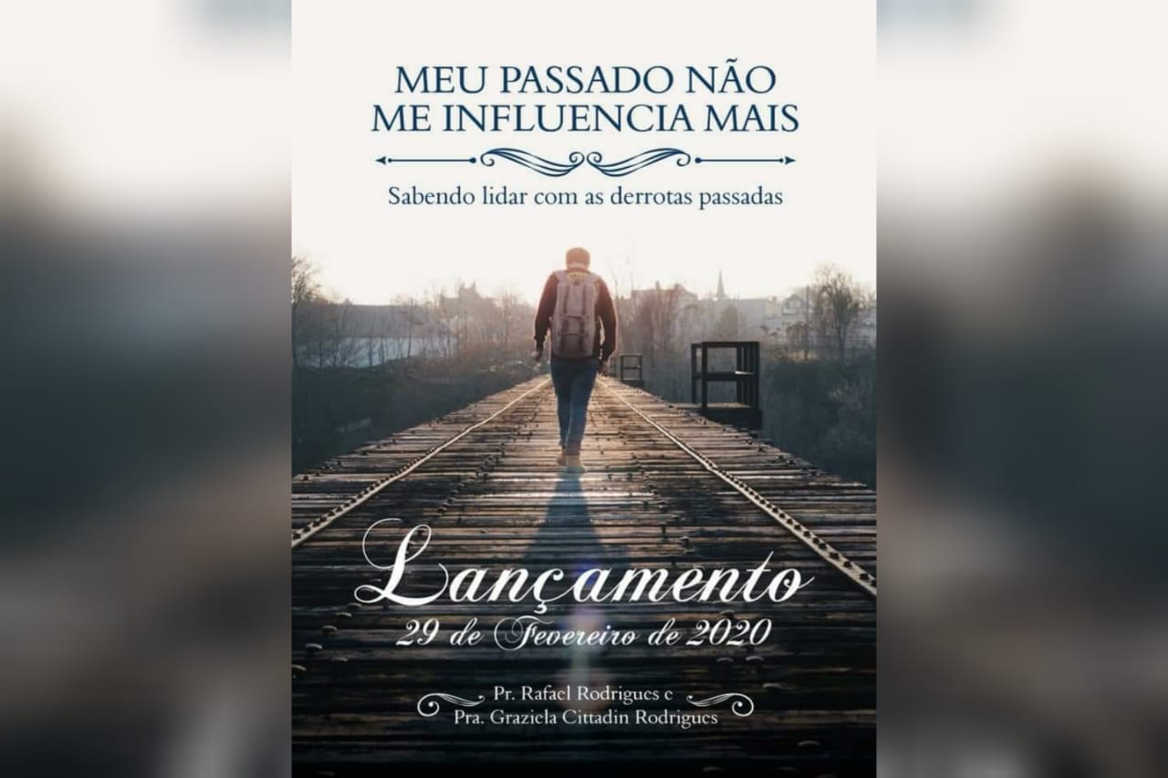 Livro “Meu passado não me influencia mais” será lançado no sábado