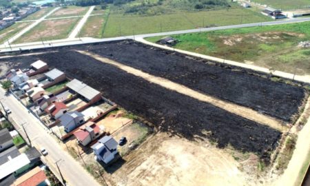 Com drone, Fundação do Meio Ambiente identifica queimadas em Morro da Fumaça