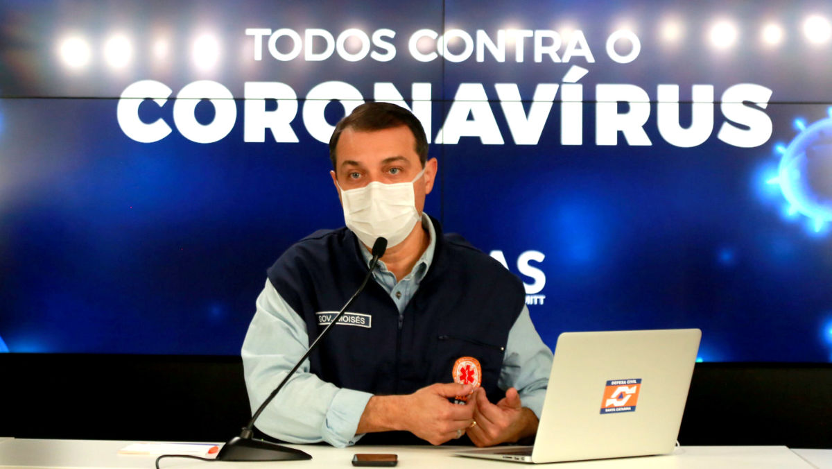 Governador Carlos Moisés está com Coronavírus