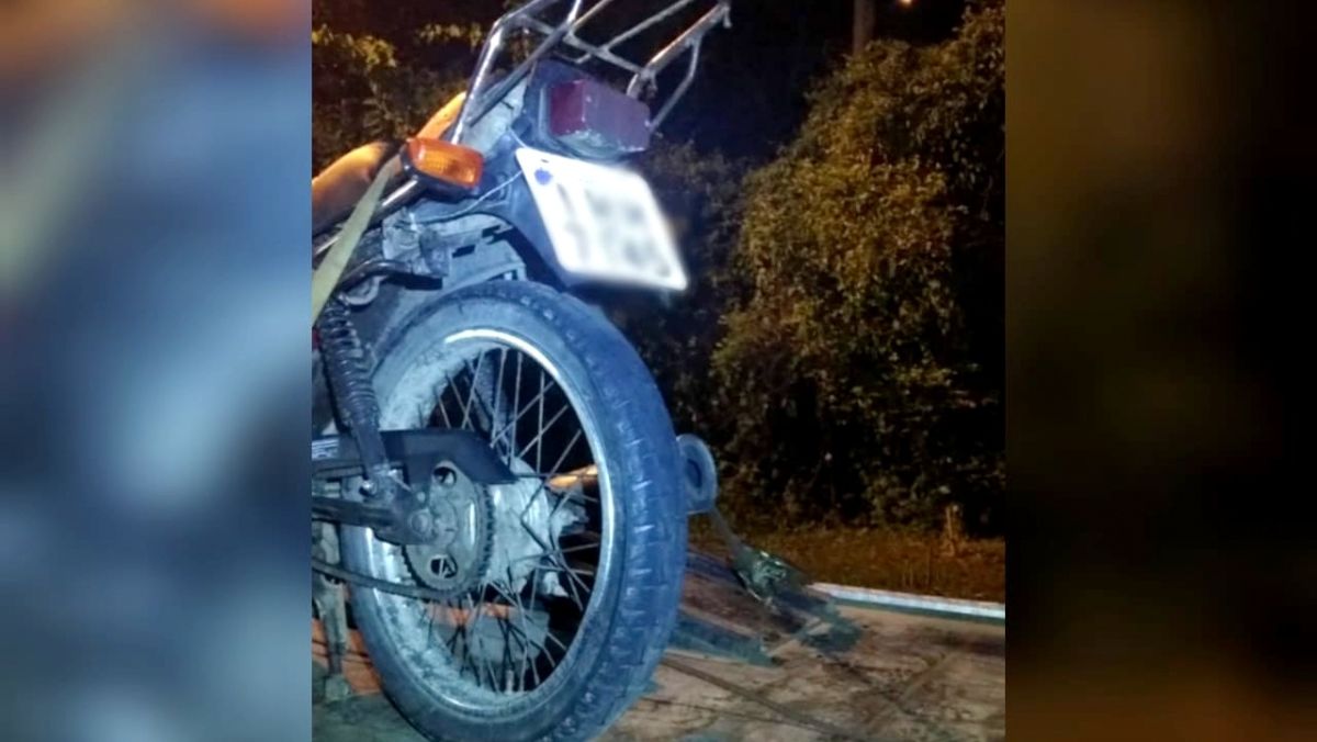 Polícia Militar de Morro da Fumaça apreende motocicleta com placa clonada