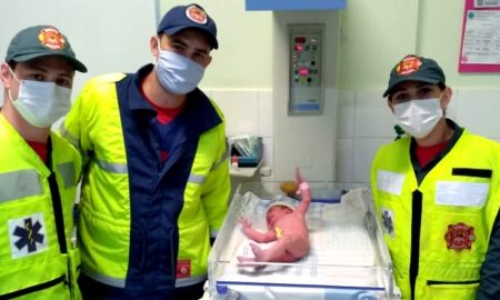 Bombeiros de Morro da Fumaça auxiliam gestante em trabalho de parto