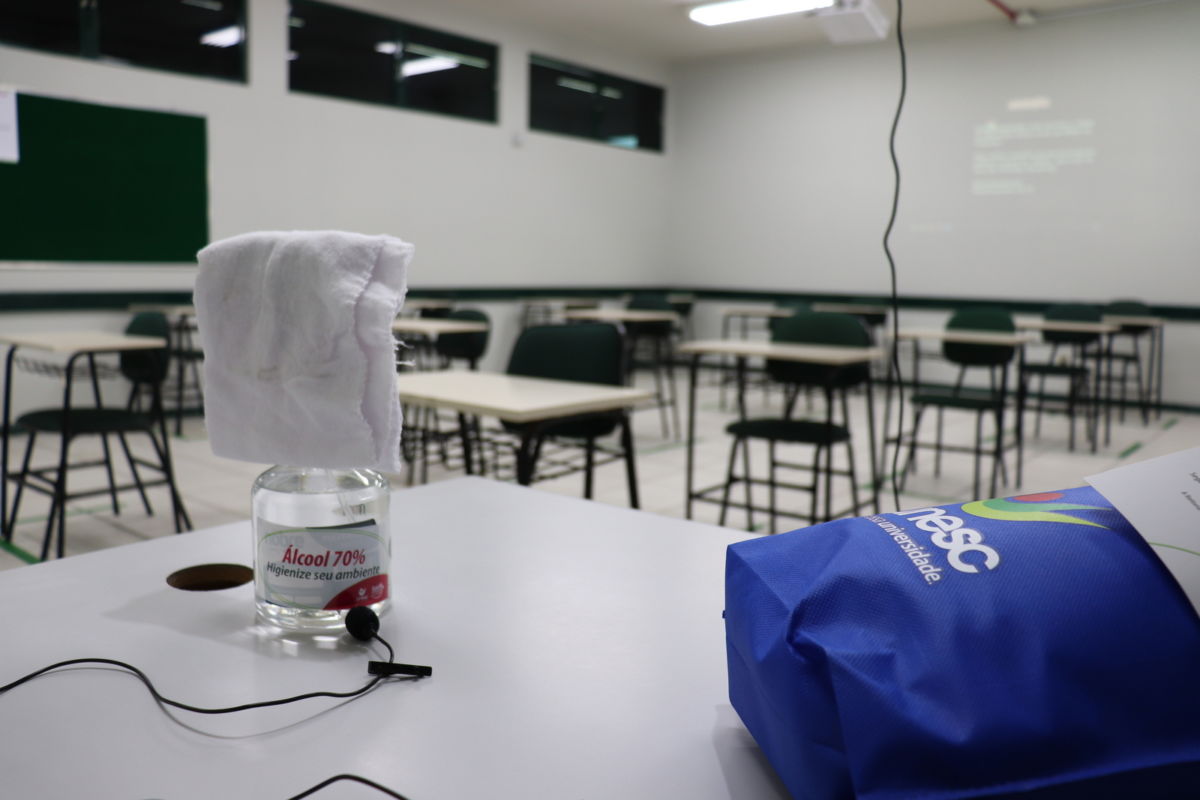 Salas de aula adequadas ao novo momento do ensino