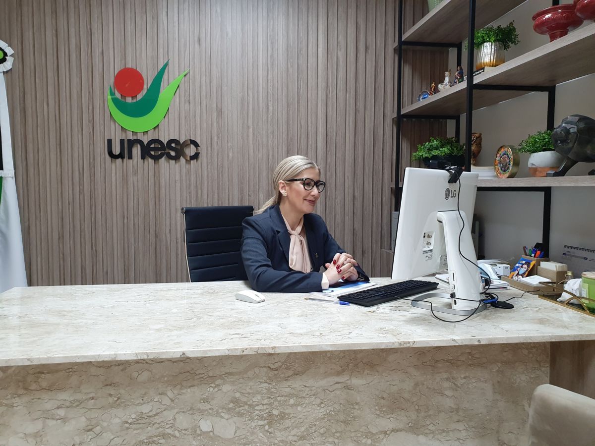 Reitora da Unesc, Luciane Ceretta reafirma uma universidade ainda mais sólida no pós-pandemia