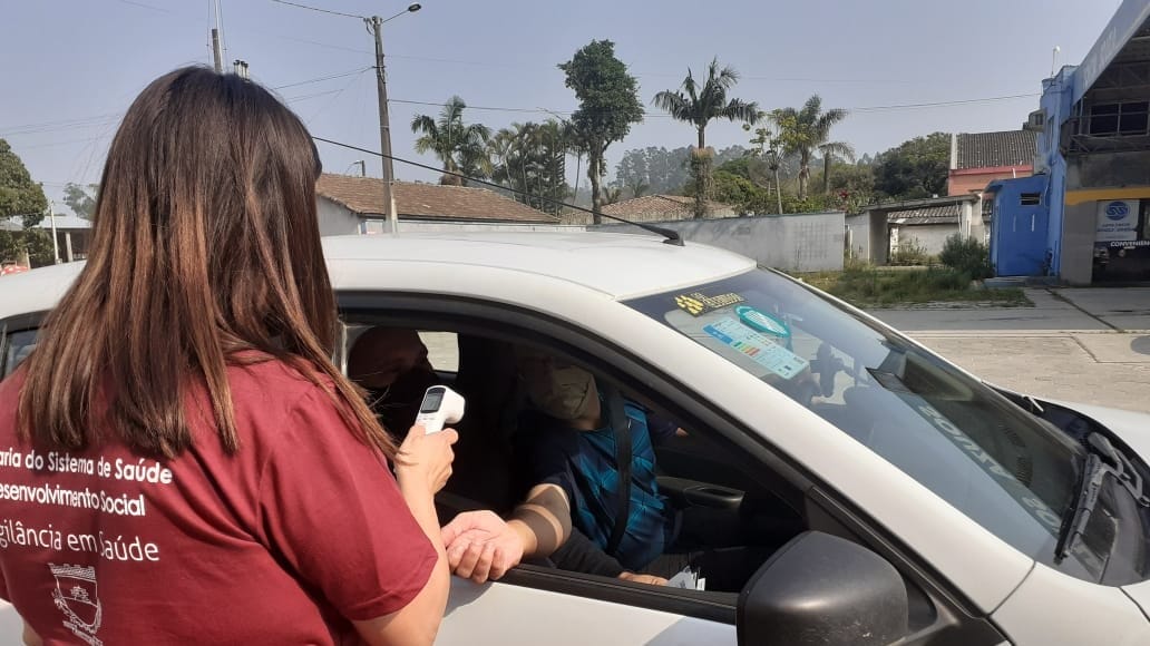 Covid-19: Mais de 300 pessoas atendidas em barreiras sanitárias em Morro da Fumaça