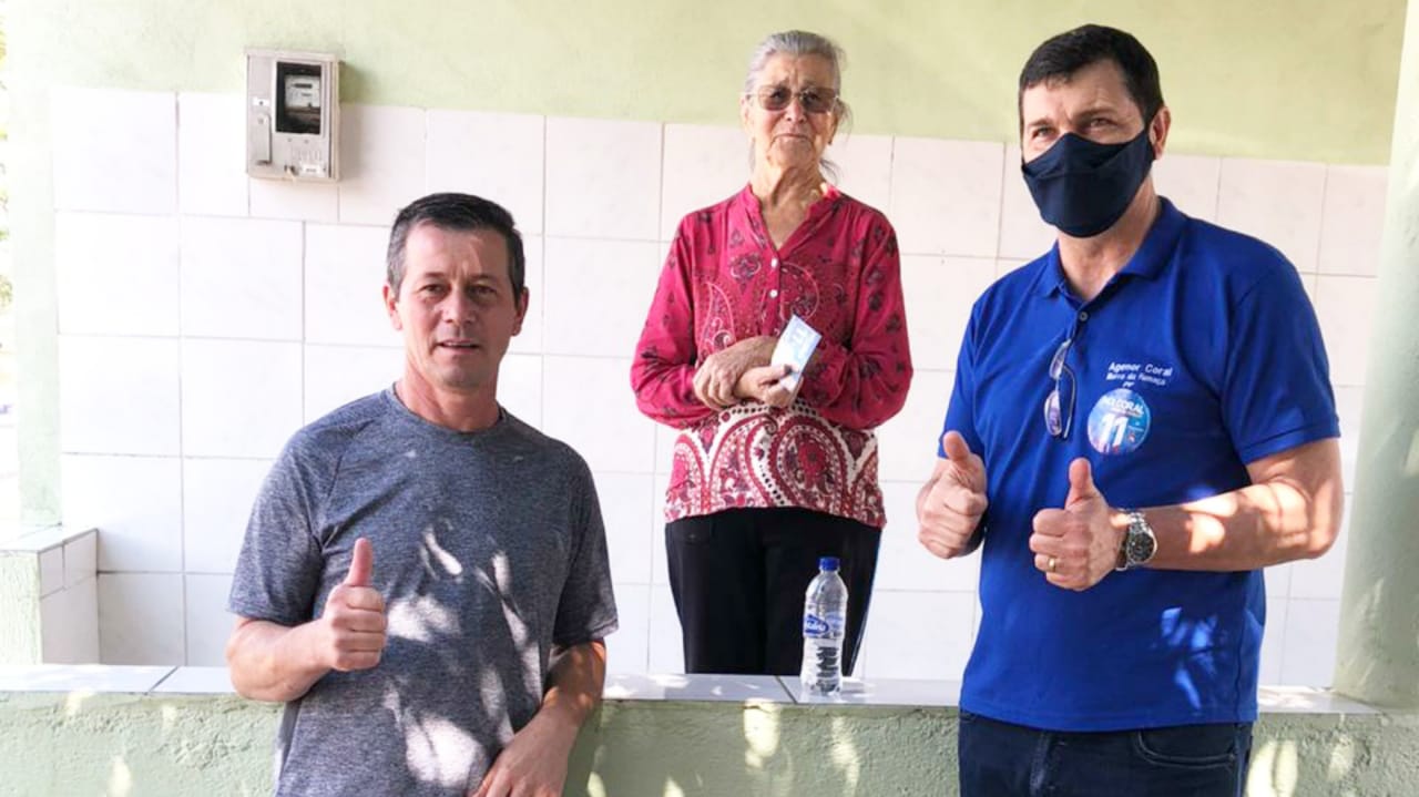 Noi Coral é recebido pelos moradores do Loteamento Graziela