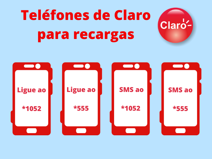 Conheça os números de recarga fácil Claro