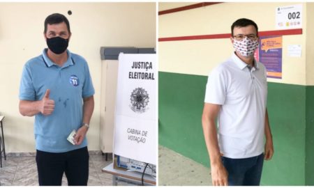 Candidatos a prefeito de Morro da Fumaça votaram pela manhã