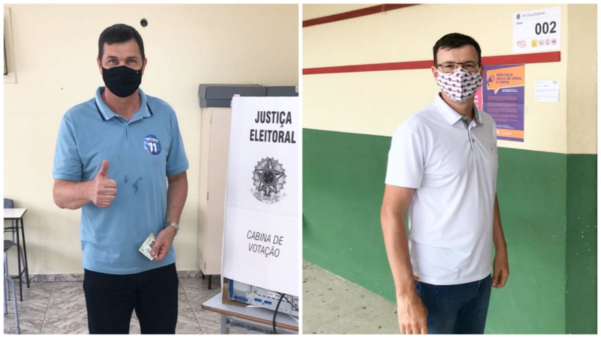 Candidatos a prefeito de Morro da Fumaça votaram pela manhã