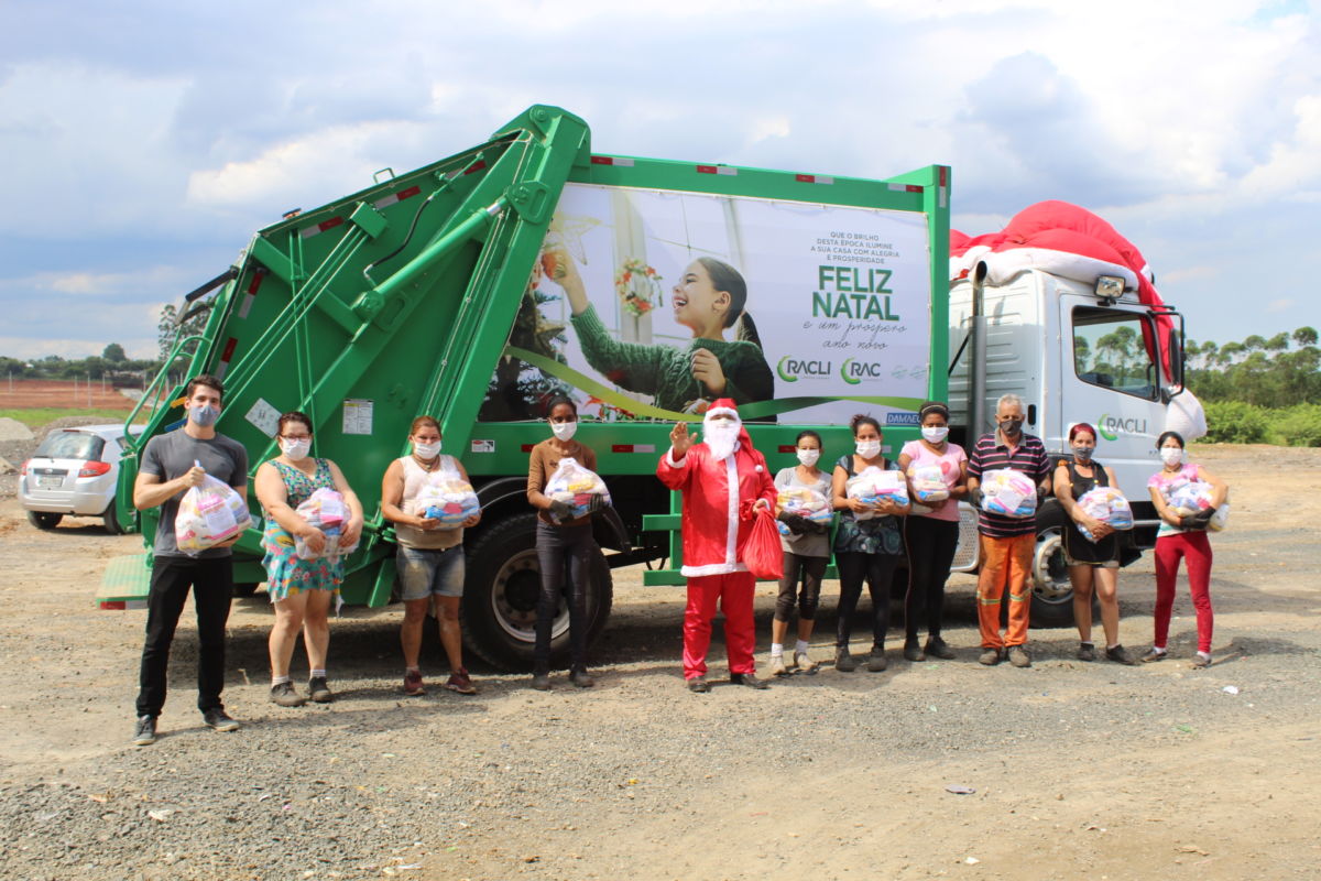 Grupo RAC promove a entrega de cestas básicas às cooperativas de catadores