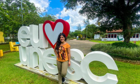 Estudante argentina se despede da Unesc após um ano e meio de intercâmbio