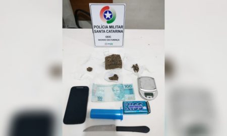 Suspeito de tráfico de drogas é detido em Morro da Fumaça