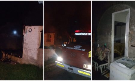 Fogo destrói parcialmente casa em Estação Cocal