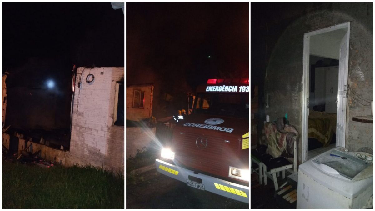 Fogo destrói parcialmente casa em Estação Cocal