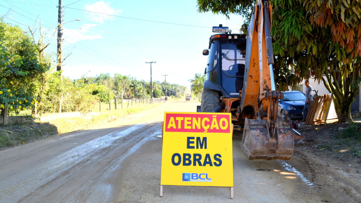 Pavimentação chega à Linha Cabral, em Morro da Fumaça