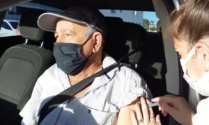 Morro da Fumaça vacina mais de 260 idosos em ações drive-thru