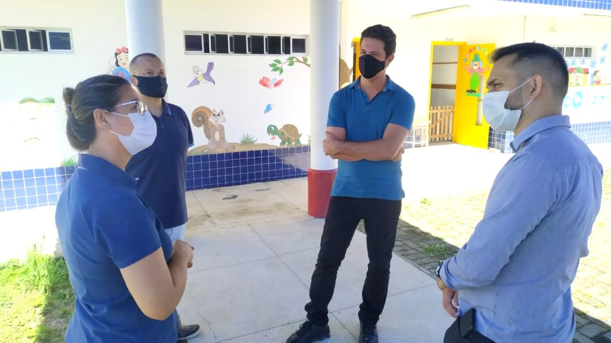 Vereadores visitam instituições de ensino no Distrito de Estação Cocal