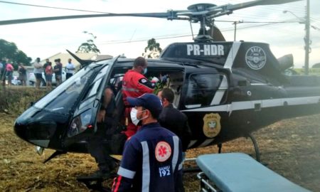 Samu de Morro da Fumaça presta apoio em acidente grave em Jaguaruna