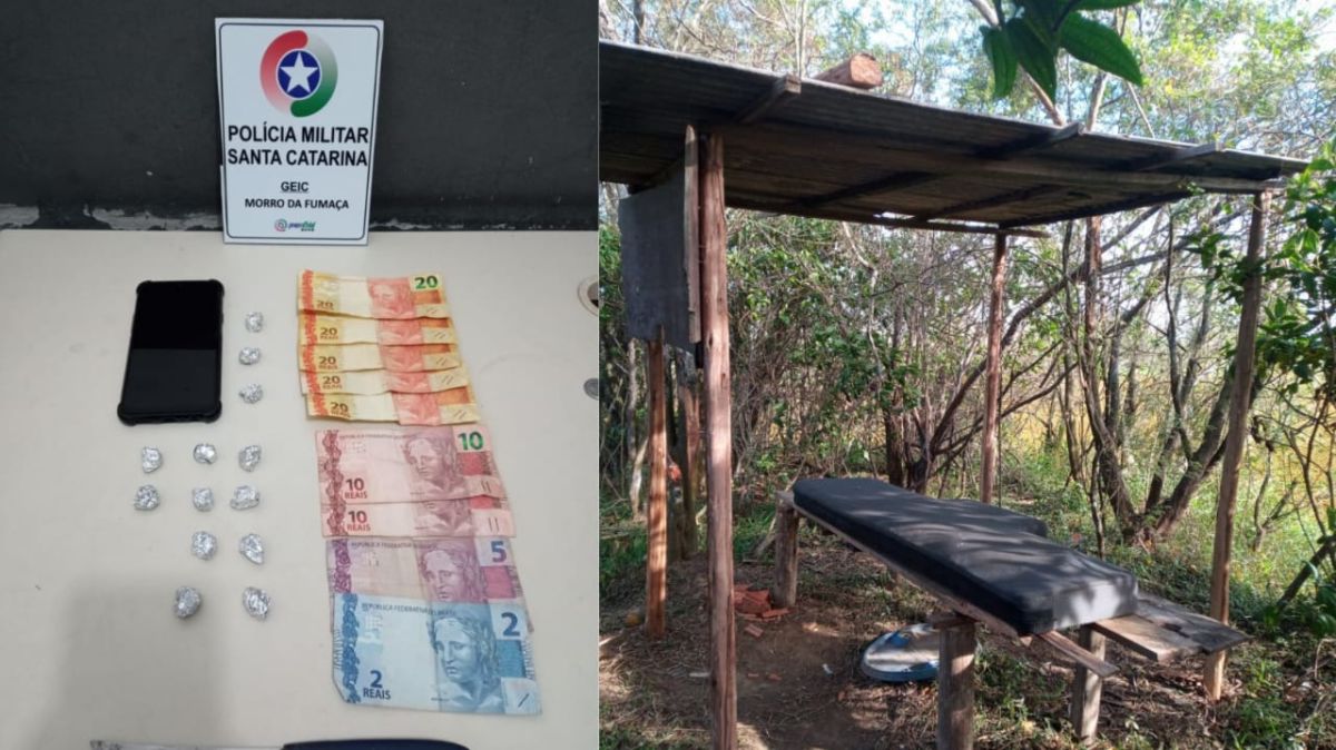 Prisão de traficante Morro da Fumaça