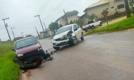 Óleo na pista causa acidentes no Olho D'Água