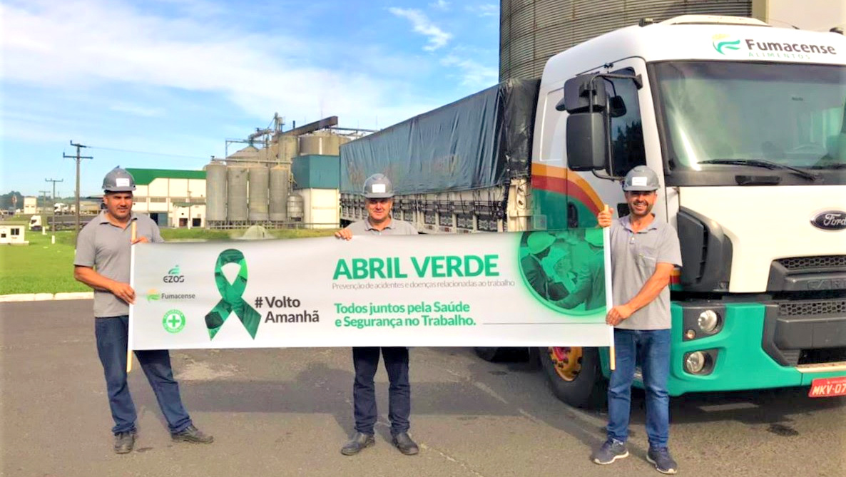 No Abril Verde, Fumacense Alimentos reforça conscientização de colaboradores