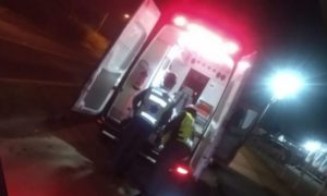 Motociclista fica ferido após queda no Bairro Capelinha