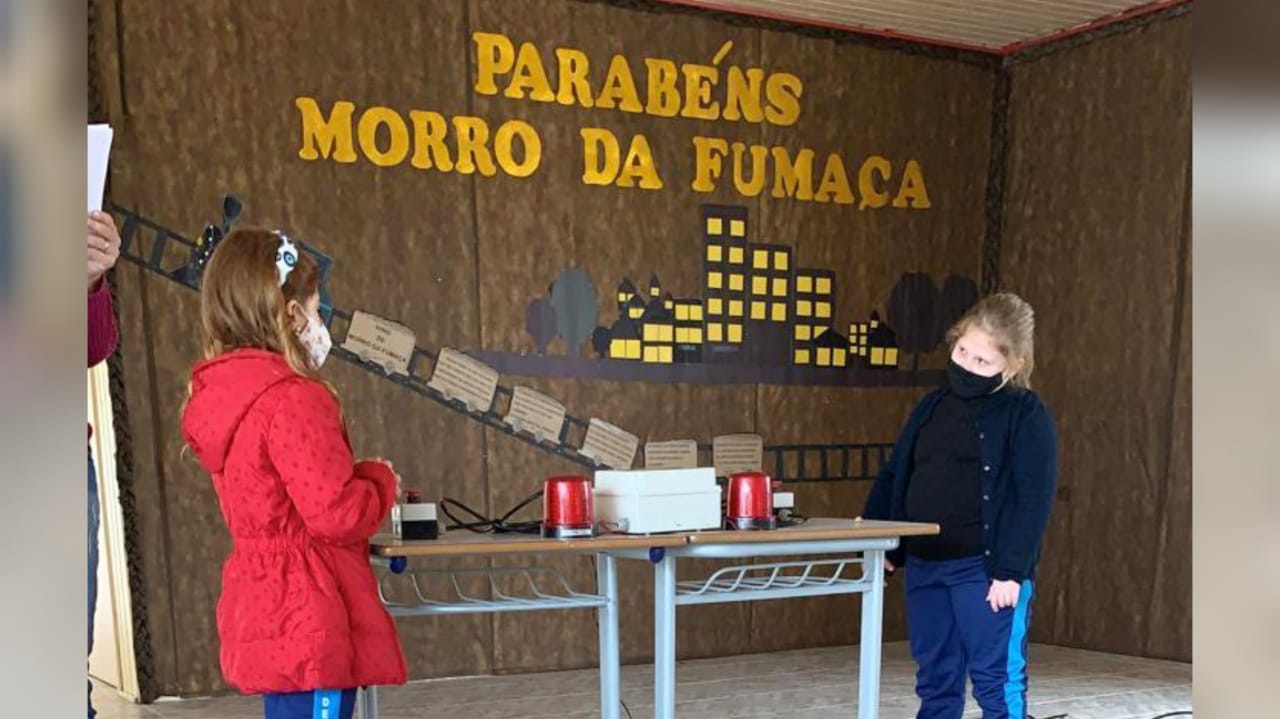 Escola desenvolve atividades em comemoração ao aniversário de Morro da Fumaça