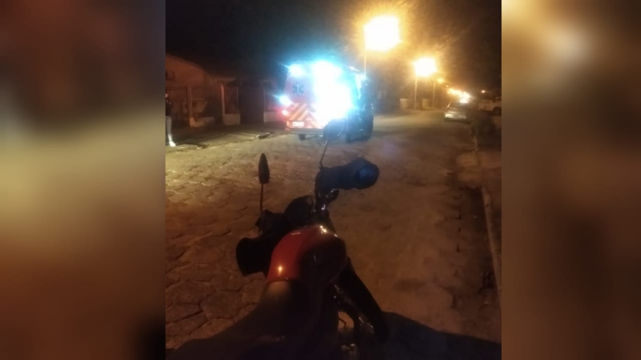 Motociclista fica ferido no Bairro Jussara