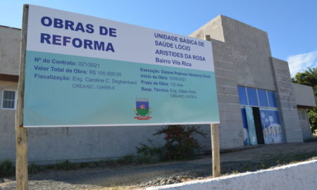 Mais três unidades de saúde passam por reformas em Morro da Fumaça