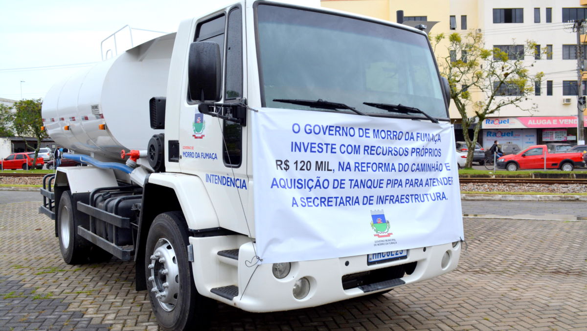 Estação Cocal ganha novo caminhão pipa