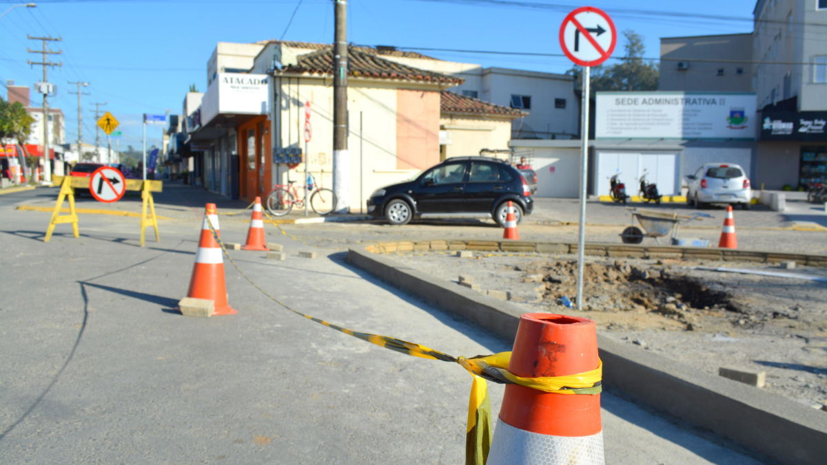 Trânsito sofre alterações no Centro de Morro da Fumaça