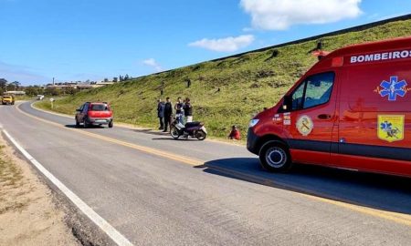Colisão deixa motociclista de Morro da Fumaça ferido