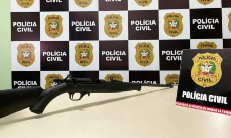 Polícia Civil de Morro da Fumaça apreende arma de fogo no Distrito de Estação Cocal
