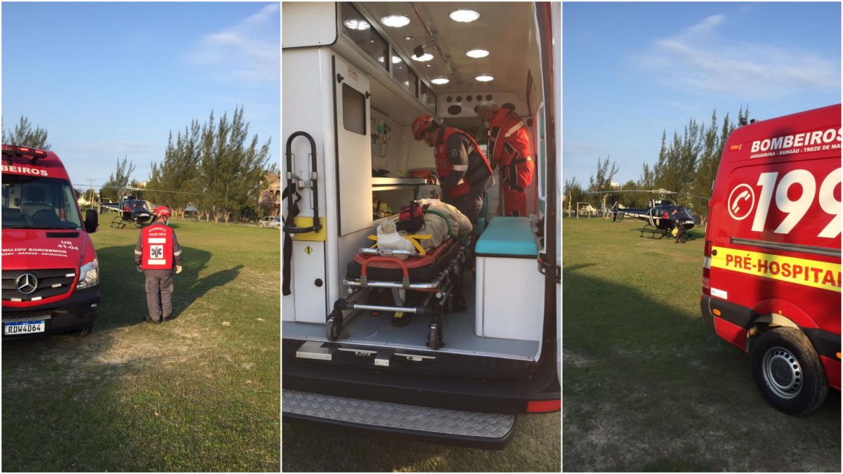 Homem cai de telhado enquanto trabalhava no Balneário Esplanada